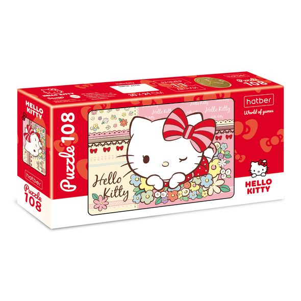 ПАЗЛЫ-ИГРА 108 элементов А4ф 300х210мм  -Hello Kitty- ( Hello Kitty) , 